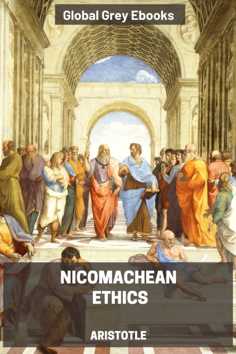 cover page for the Global Grey edition of Nicomachean Ethics by Aristotle