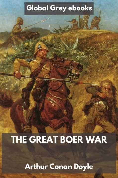 cover page for the Global Grey edition of The Great Boer War by Arthur Conan Doyle