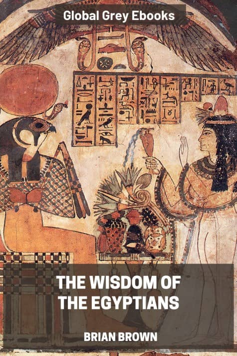 cover page for the Global Grey edition of The Wisdom of the Egyptians by Brian Brown