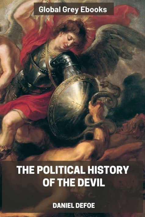 cover page for the Global Grey edition of The Political History of the Devil by Daniel Defoe