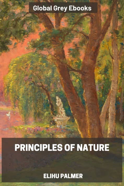 cover page for the Global Grey edition of Principles of Nature by Elihu Palmer