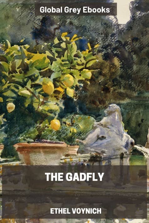 cover page for the Global Grey edition of The Gadfly by Ethel Voynich