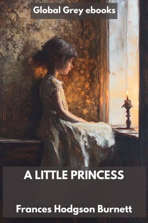 cover page for the Global Grey edition of A Little Princess by Frances Hodgson Burnett