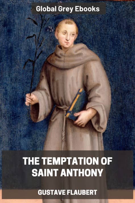 cover page for the Global Grey edition of The Temptation of Saint Anthony by Gustave Flaubert