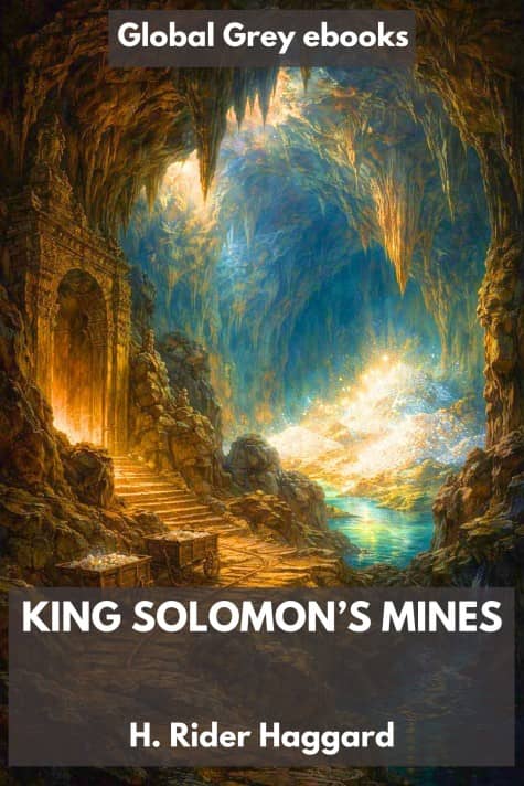 cover page for the Global Grey edition of King Solomon’s Mines by H. Rider Haggard