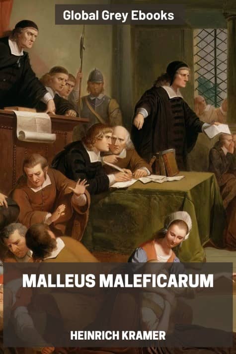 cover page for the Global Grey edition of Malleus Maleficarum by Heinrich Kramer