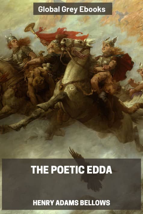 cover page for the Global Grey edition of The Poetic Edda by Henry Adams Bellows
