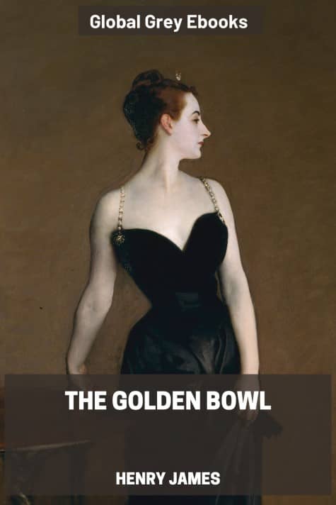 cover page for the Global Grey edition of The Golden Bowl by Henry James