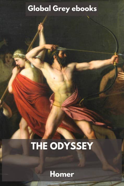cover page for the Global Grey edition of The Odyssey by Homer