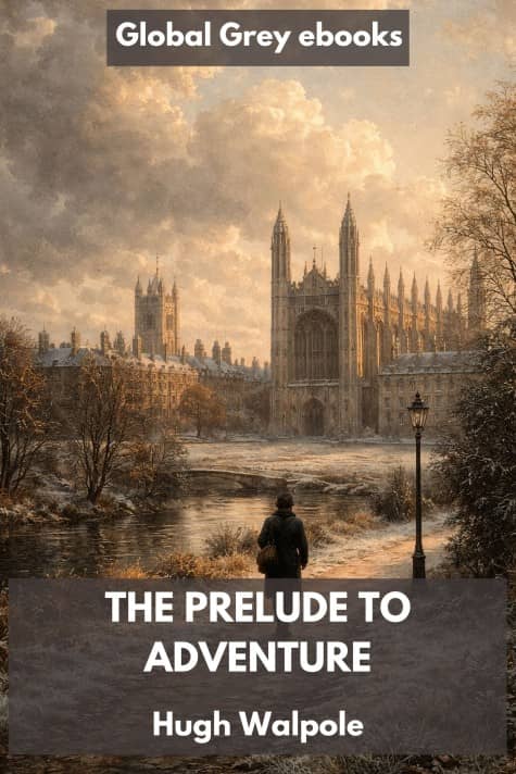 cover page for the Global Grey edition of The Prelude to Adventure by Hugh Walpole