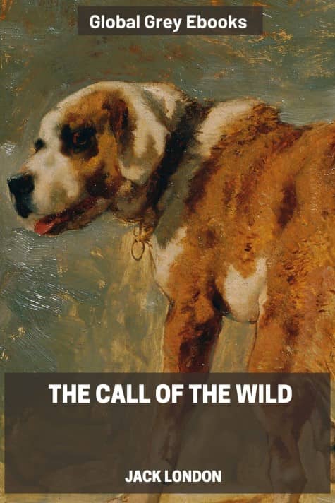 cover page for the Global Grey edition of The Call of the Wild by Jack London