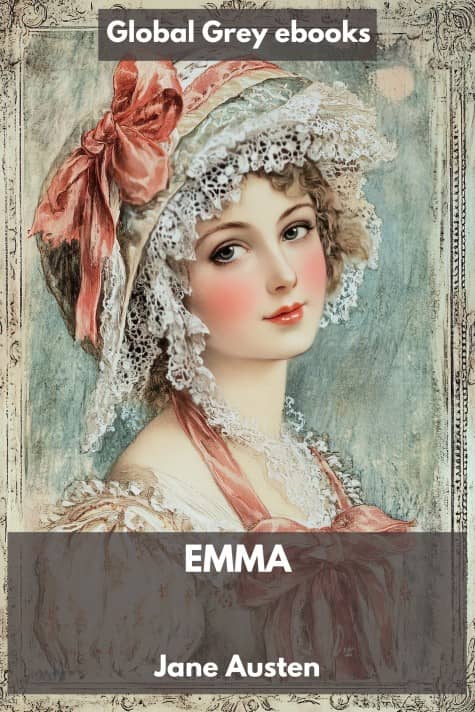 cover page for the Global Grey edition of Emma by Jane Austen