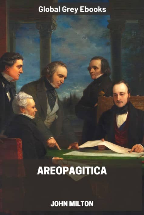 cover page for the Global Grey edition of Areopagitica by John Milton