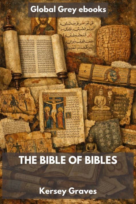 cover page for the Global Grey edition of The Bible of Bibles; Or, Twenty-Seven Divine Revelations by Kersey Graves