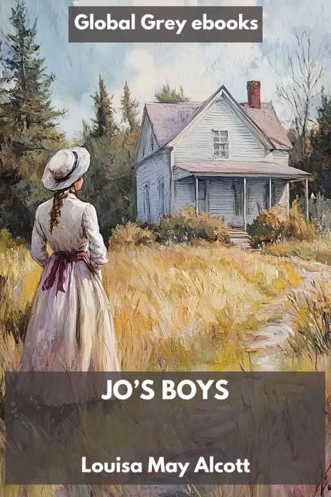 cover page for the Global Grey edition of Jo’s Boys by Louisa May Alcott