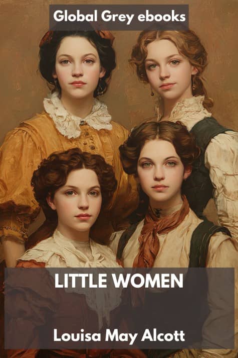 cover page for the Global Grey edition of Little Women by Louisa May Alcott