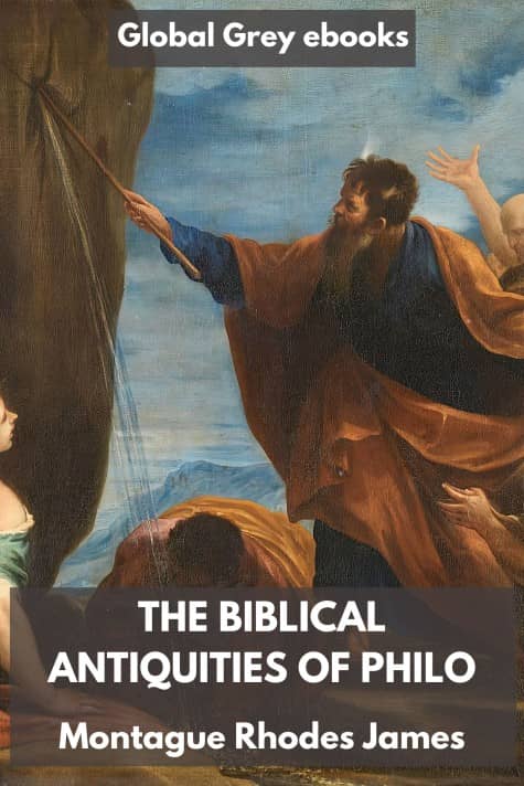 cover page for the Global Grey edition of The Biblical Antiquities of Philo by Montague Rhodes James