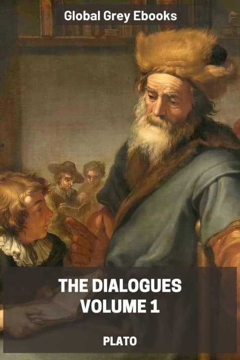 cover page for the Global Grey edition of The Dialogues, Volume 1 by Plato