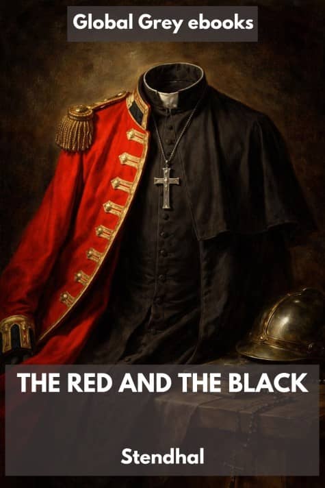 cover page for the Global Grey edition of The Red and the Black by Stendhal