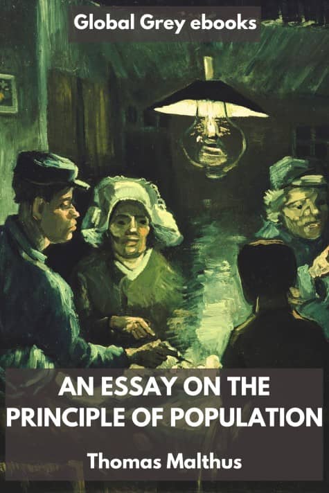 cover page for the Global Grey edition of An Essay on the Principle of Population by Thomas Malthus