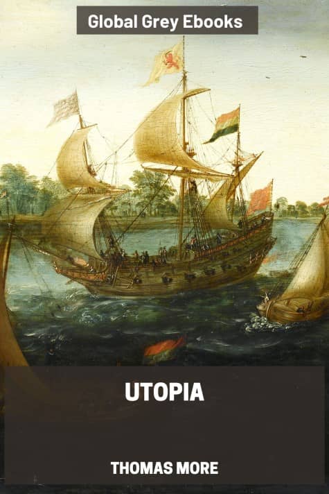 cover page for the Global Grey edition of Utopia by Thomas More