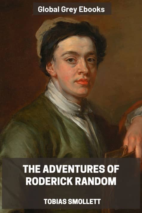 cover page for the Global Grey edition of The Adventures of Roderick Random by Tobias Smollett