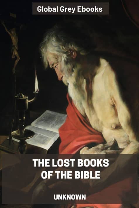 cover page for the Global Grey edition of The Lost Books of the Bible by Unknown