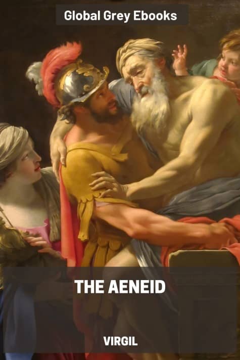 cover page for the Global Grey edition of The Aeneid by Virgil