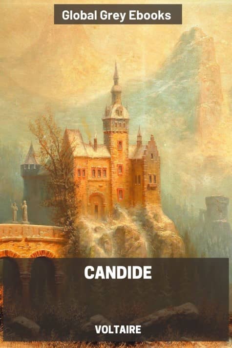 cover page for the Global Grey edition of Candide by Voltaire