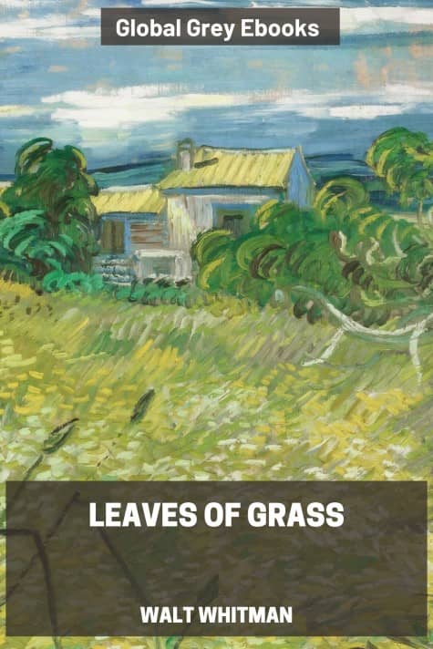 cover page for the Global Grey edition of Leaves of Grass by Walt Whitman
