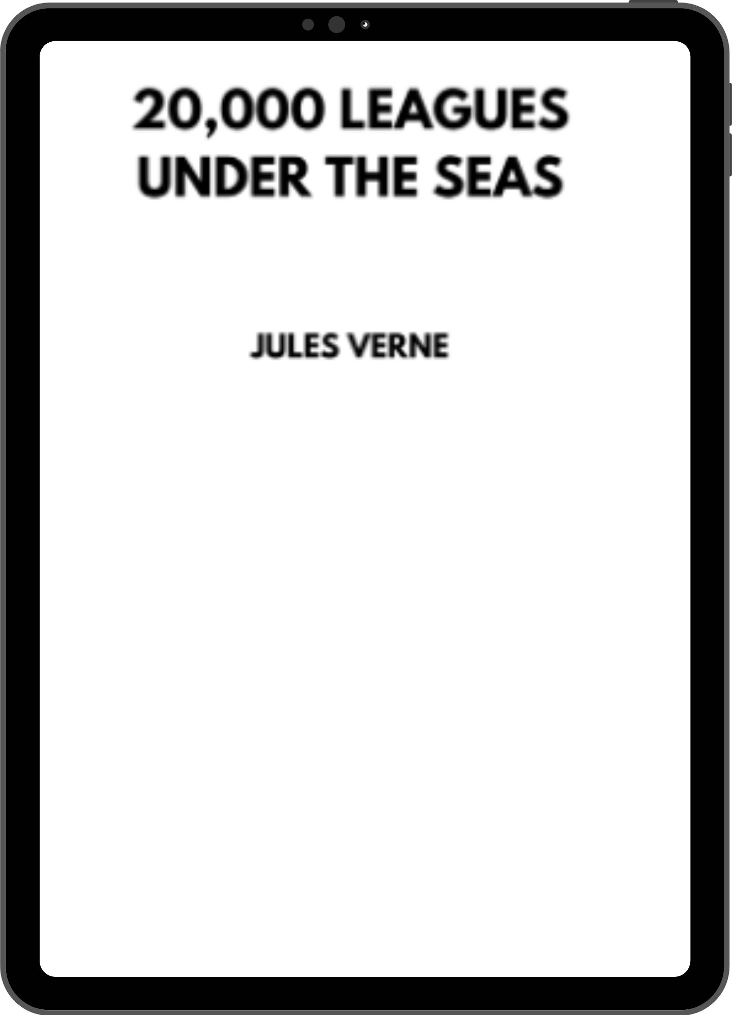 Inside title page mock-up