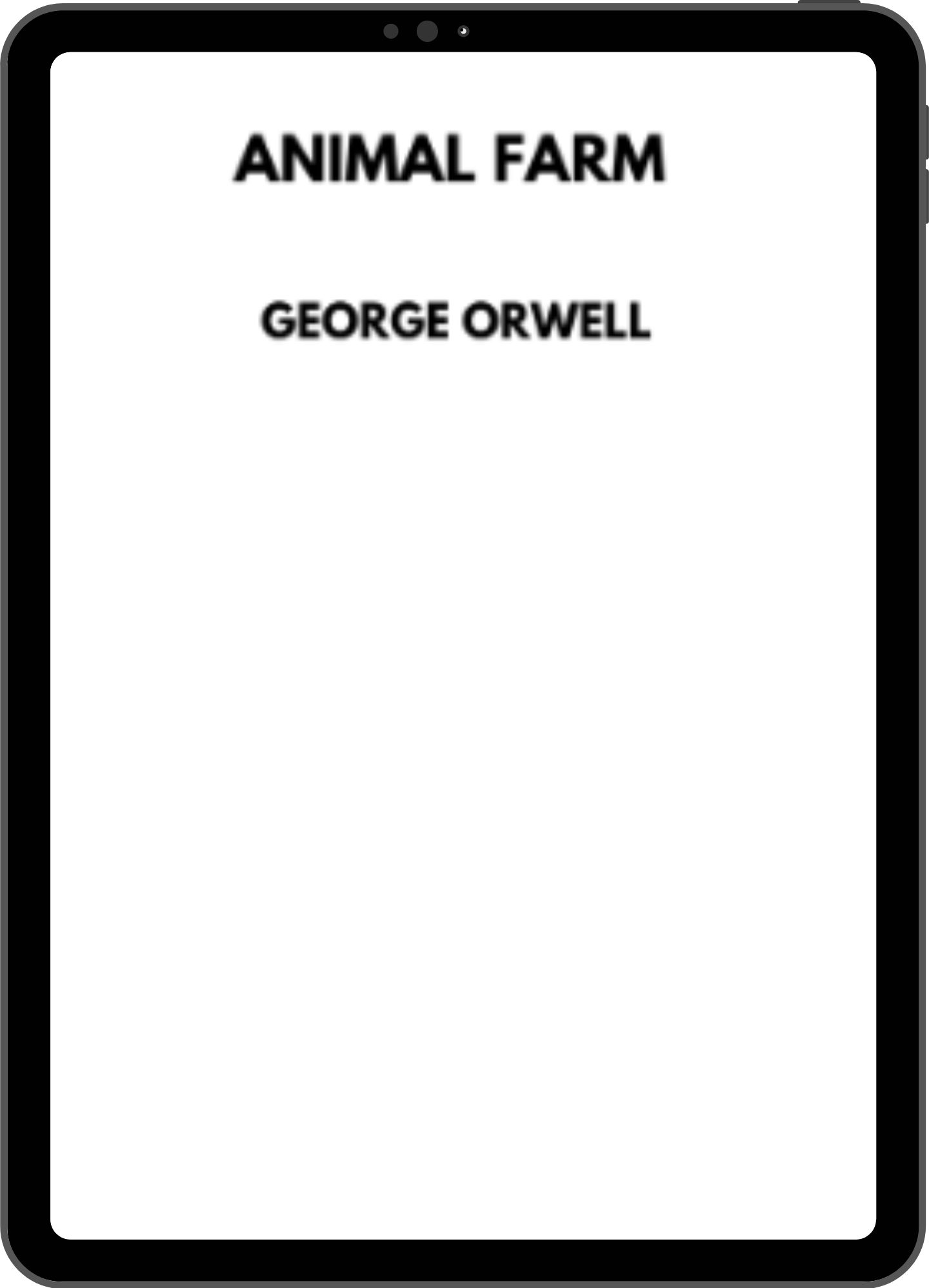 Inside title page mock-up