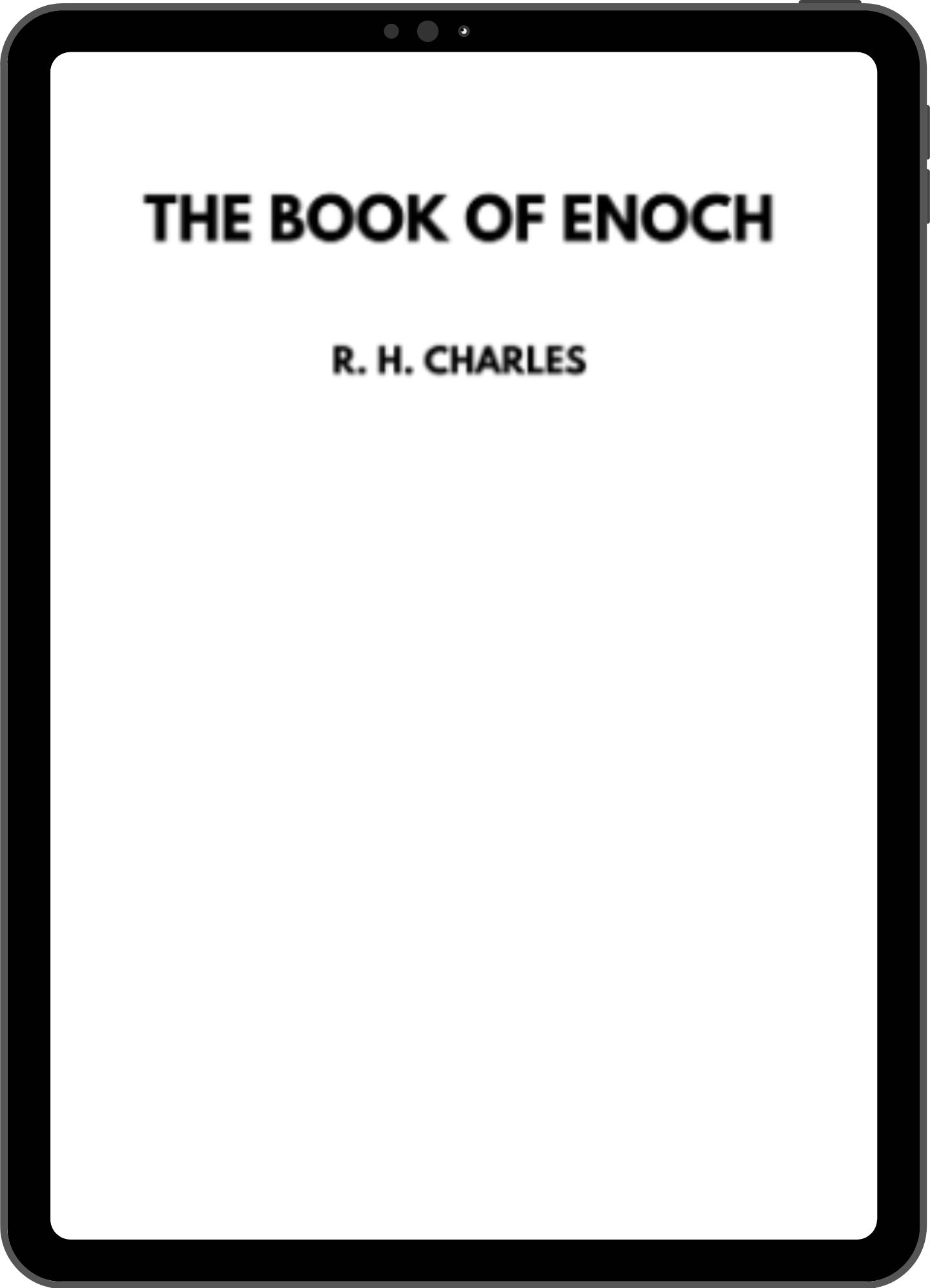 Inside title page mock-up