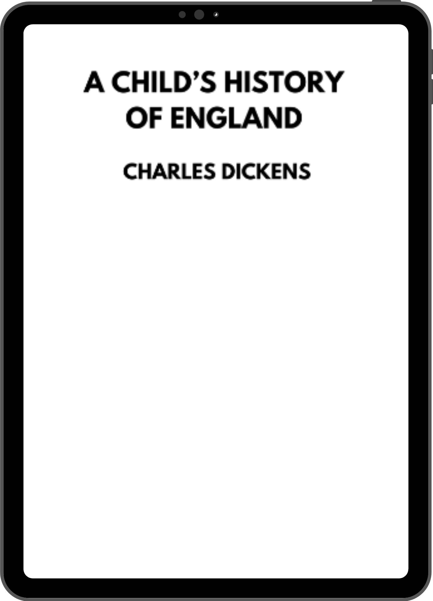 Inside title page mock-up