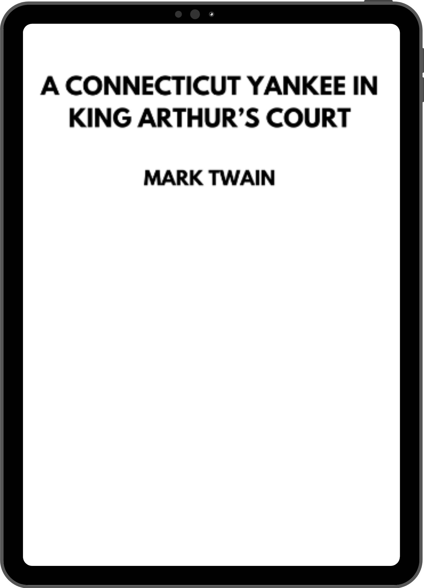 Inside title page mock-up