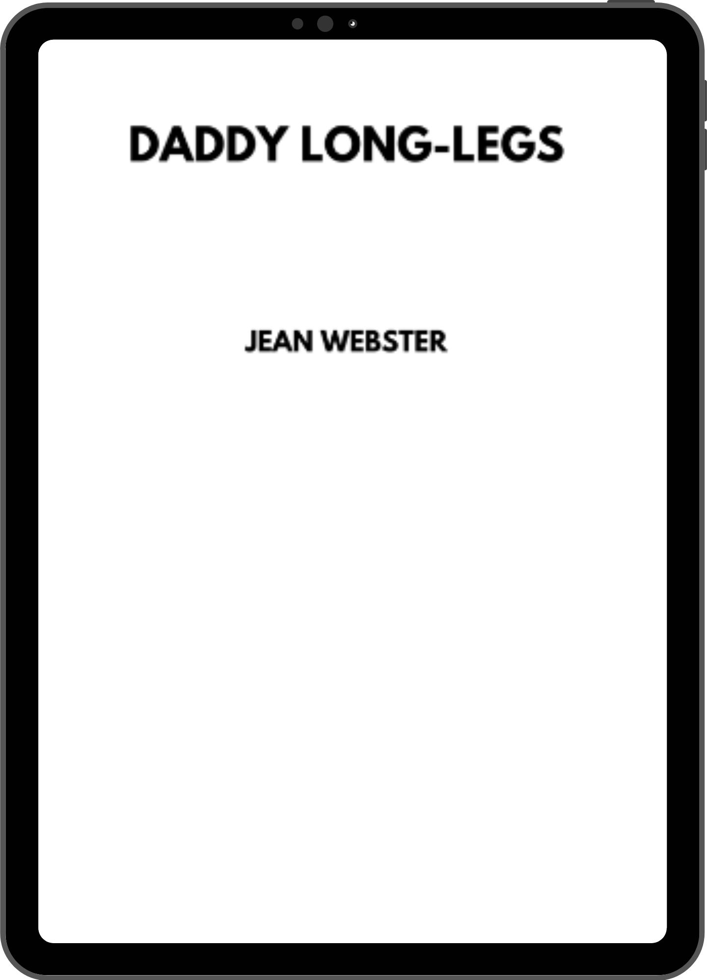 Inside title page mock-up