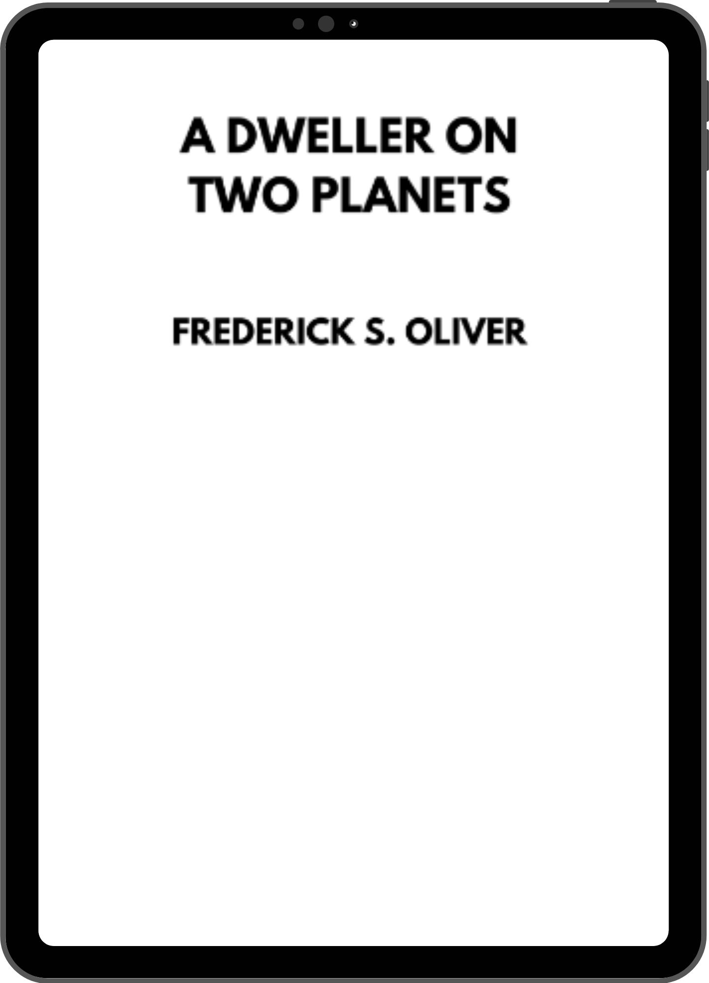 Inside title page mock-up