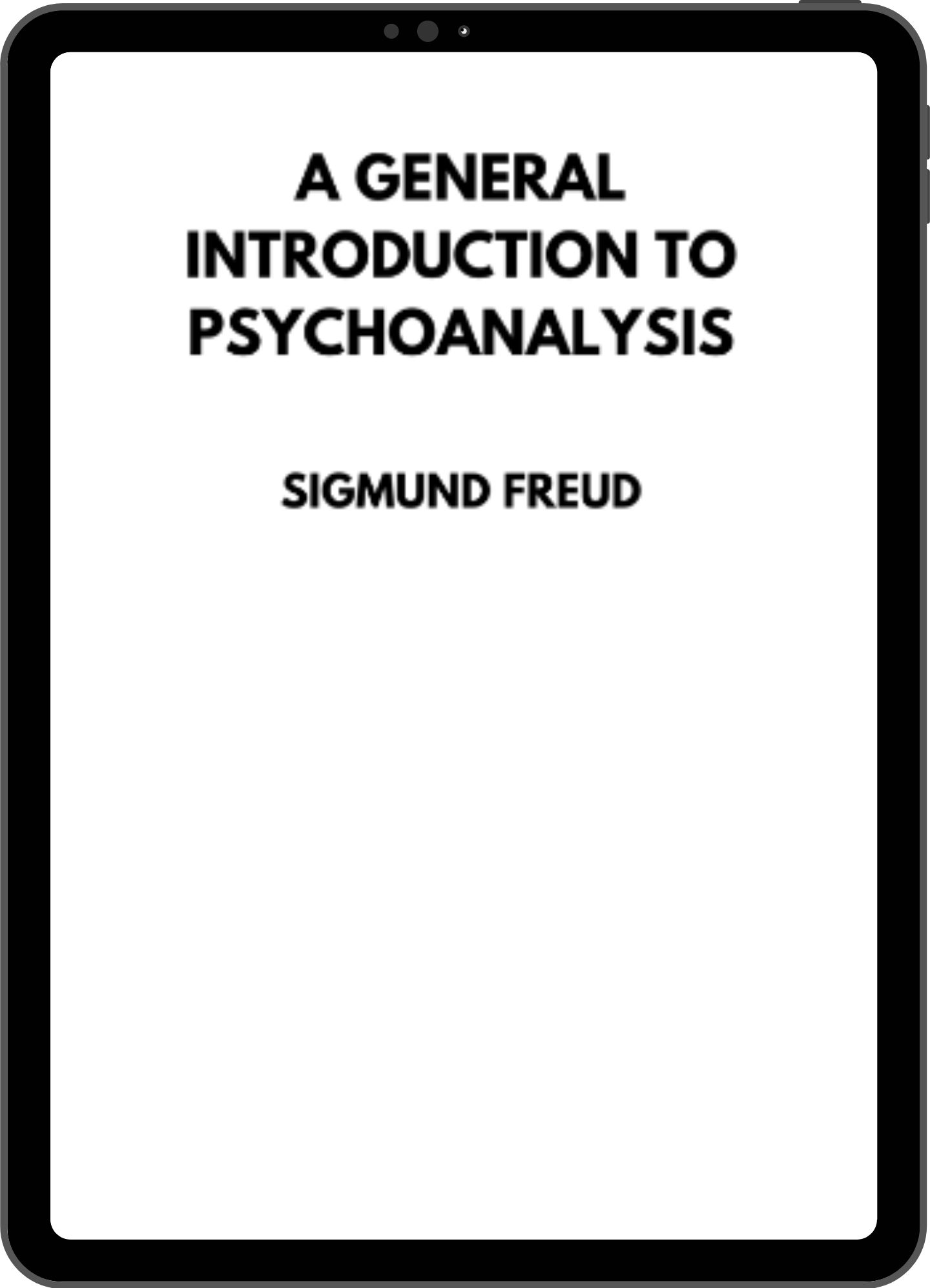 Inside title page mock-up