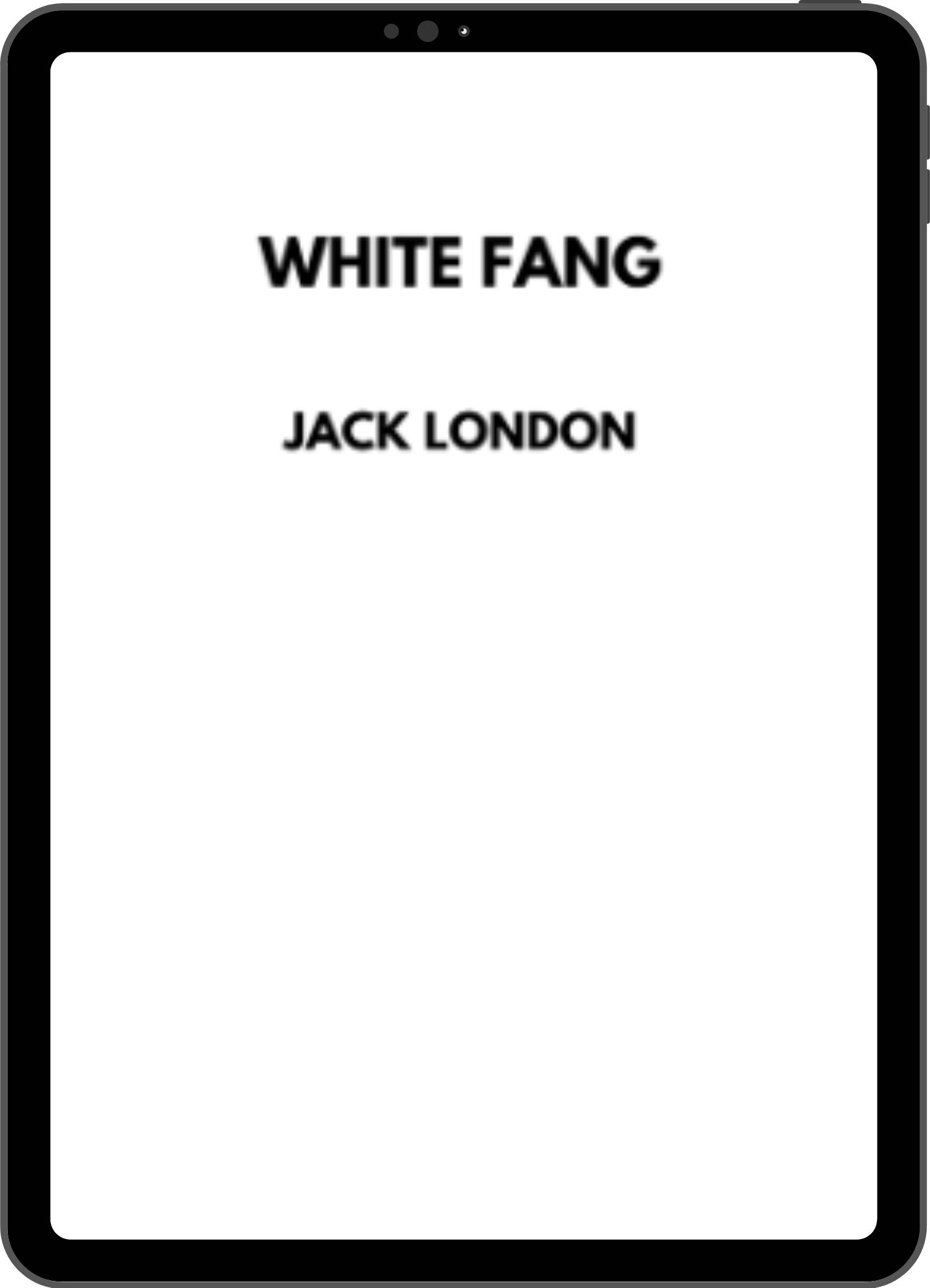 Inside title page mock-up