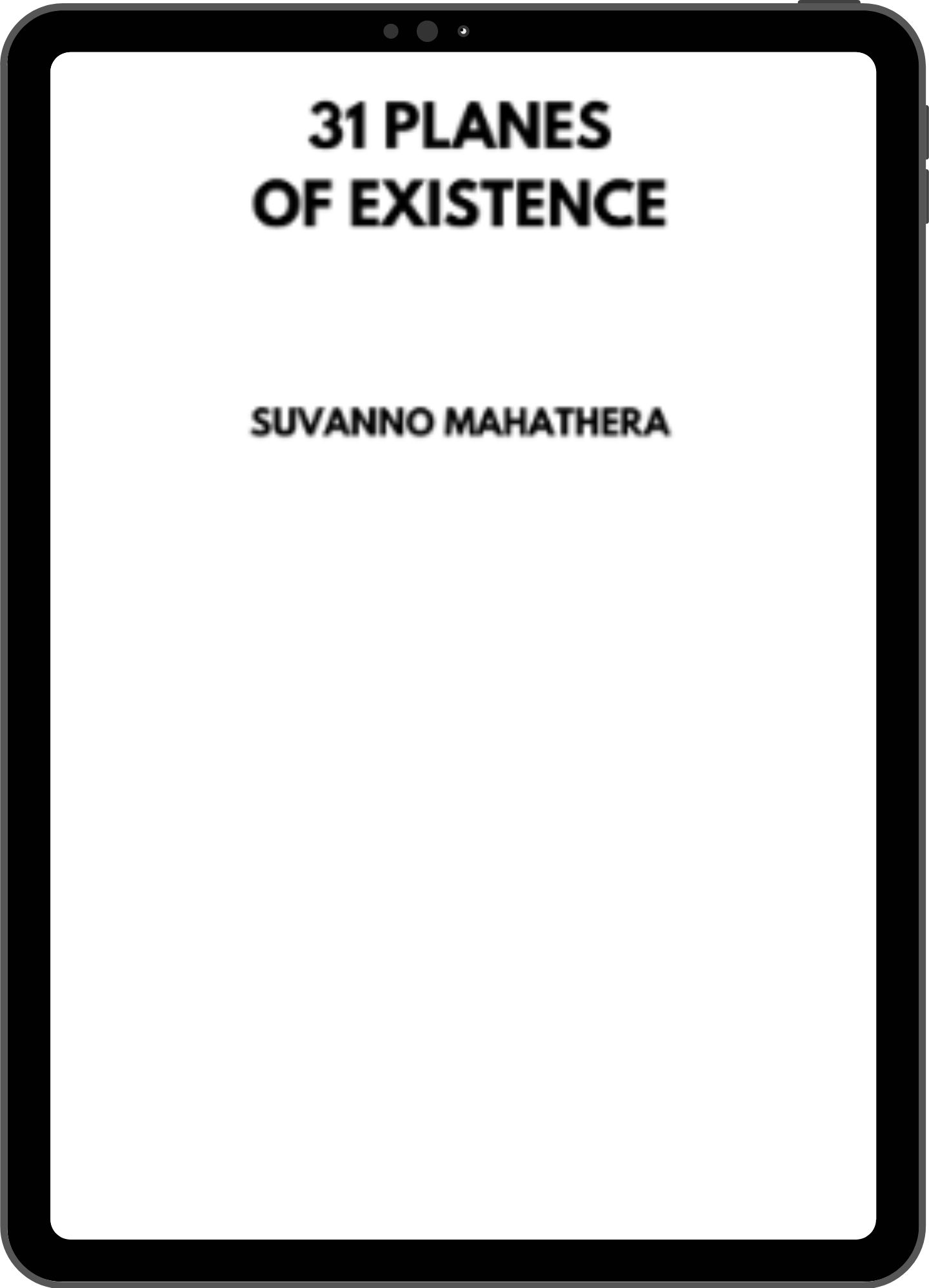 Inside title page mock-up