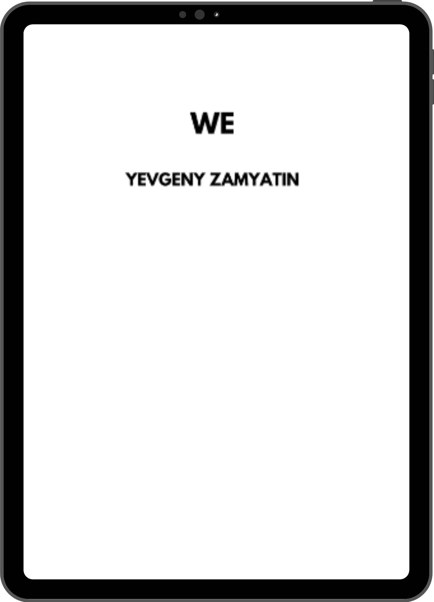Inside title page mock-up