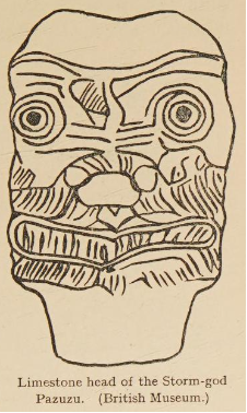 A drawing of a face