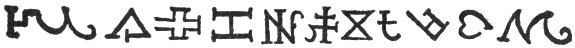 The Letters or Characters of Jupiter