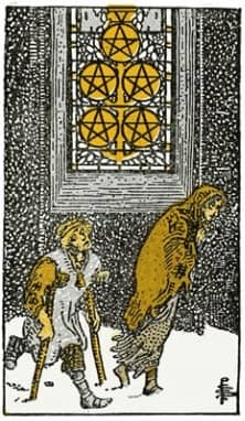 PENTACLES. FIVE