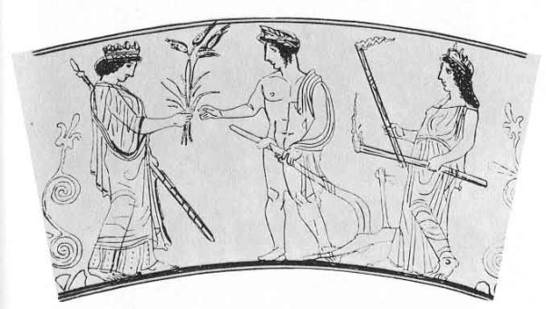 Fig. 23. Triptolemos with a plow