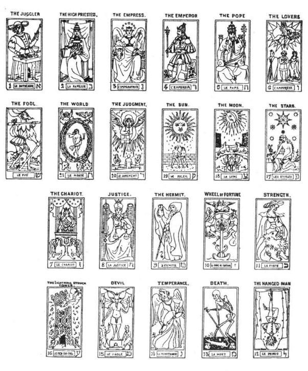 pack of tarot cards