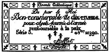 Royalist banknote