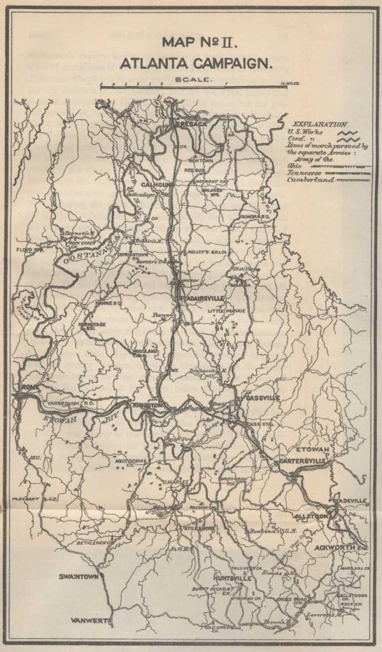Map—Atlanta Campaign II.