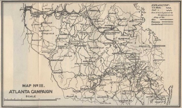 Map—Atlanta Campaign III.