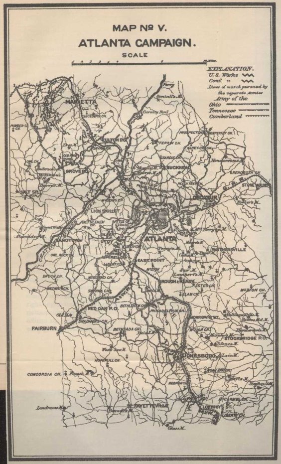 Map—Atlanta Campaign V.